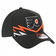 Бейсболка Philadelphia Flyers New Era Black 39THIRTY A-Frame Perforated