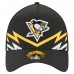 Бейсболка Pittsburgh Penguins New Era Black 39THIRTY A-Frame Perforated