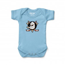 Малышам Anaheim Ducks Chad & Jake Blue Logo Bodysuit