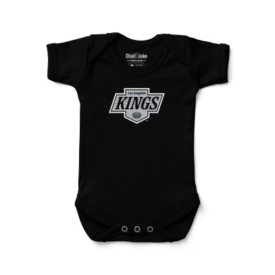 Малышам Los Angeles Kings Chad & Jake Black Logo Bodysuit