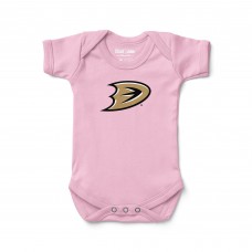 Малышам Anaheim Ducks Chad & Jake Pink Logo Bodysuit