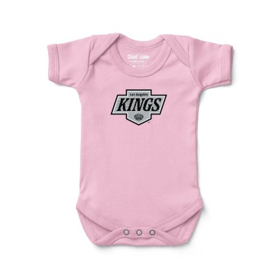 Малышам Los Angeles Kings Chad & Jake Pink Logo Bodysuit