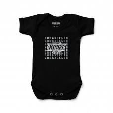 Малышам Los Angeles Kings Chad & Jake Black Retro Design Bodysuit