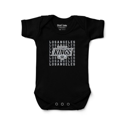 Малышам Los Angeles Kings Chad & Jake Black Retro Design Bodysuit
