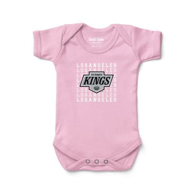 Малышам Los Angeles Kings Chad & Jake Pink Retro Design Bodysuit