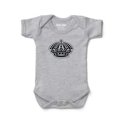 Малышам Los Angeles Kings Chad & Jake Heather Gray Secondary Logo Bodysuit