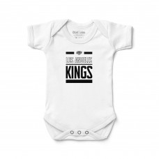 Малышам Los Angeles Kings Chad & Jake White Stack Bodysuit