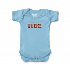 Малышам Anaheim Ducks Chad & Jake Blue Wordmark Bodysuit