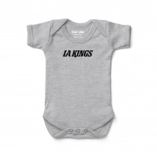 Малышам Los Angeles Kings Chad & Jake Heather Gray Wordmark Bodysuit