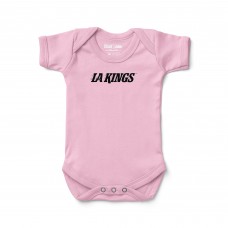 Малышам Los Angeles Kings Chad & Jake Pink Wordmark Bodysuit