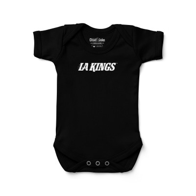Малышам Los Angeles Kings Chad & Jake Black Wordmark Bodysuit