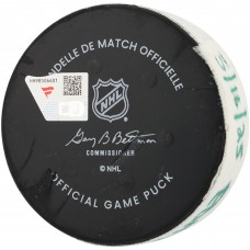 Шайба Viktor Arvidsson Edmonton Oilers Fanatics Authentic Game-Used Goal vs. New York Rangers on March 16, 2025