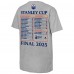 Футболка Youth Edmonton Oilers Fanatics Heather Gray 2025 Stanley Cup Final Roster