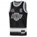 Подростковая Los Angeles Kings Wayne Gretzky Mitchell & Ness Black Maxxed Out Fashion Basketball Jersey