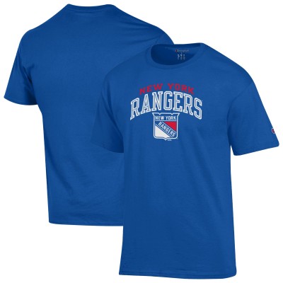 New York Rangers Champion Royal Primary Logo T-Shirt