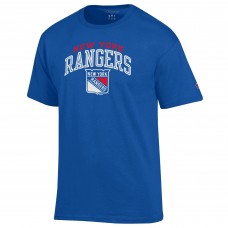 New York Rangers Champion Royal Primary Logo T-Shirt New York Rangers Champion Royal Primary Logo T-Shirt