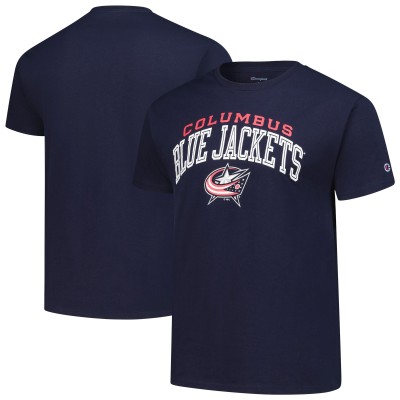 Columbus Blue Jackets Champion Navy Primary Logo T-Shirt