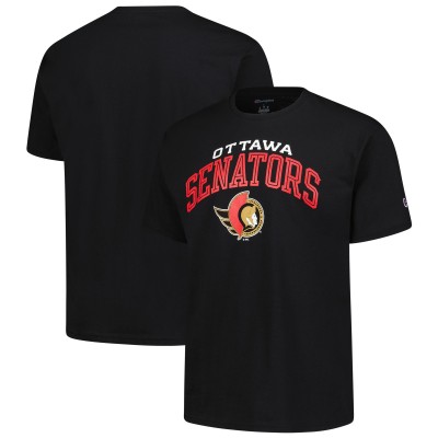 Ottawa Senators Champion Black Primary Logo T-Shirt