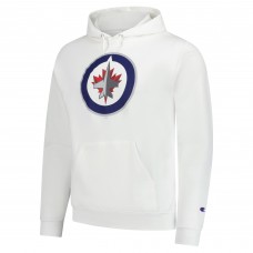 Толстовка Winnipeg Jets Champion White Primary Logo 1-Hit