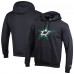 Dallas Stars Champion Black Primary Logo 1-Hit Pullover Hoodie