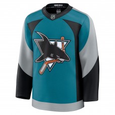Игровая джерси San Jose Sharks Fanatics Teal Alternate Premium