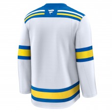 St. Louis Blues Fanatics White Away Premium Jersey