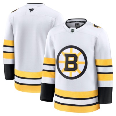 Игровая джерси Boston Bruins Fanatics White Away Premium