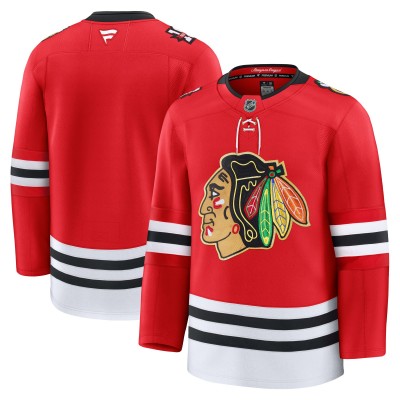 Игровая джерси Chicago Blackhawks Fanatics Red Centennial Premium