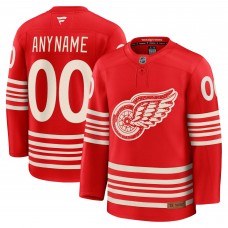 Именная джерси Detroit Red Wings Fanatics Red Centennial Premium