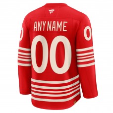 Именная джерси Detroit Red Wings Fanatics Red Centennial Premium