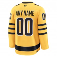 Именная джерси Pittsburgh Penguins Fanatics Gold Alternate Premium