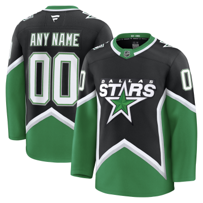 Именная джерси Dallas Stars Fanatics Black Alternate Premium