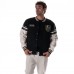 Unisex Vegas Golden Knights The Wild Collective Black Drop Shoulder Full-Snap Varsity Jacket