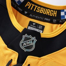 Pittsburgh Penguins Fanatics Gold Alternate Authentic Pro Jersey