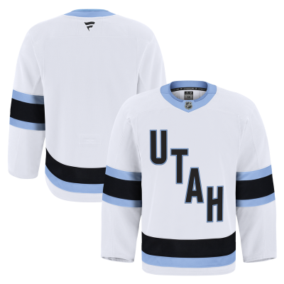Джерси Utah Mammoth Fanatics White Away Authentic Pro