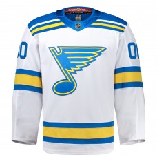 St. Louis Blues Fanatics White Away Authentic Pro Custom Jersey