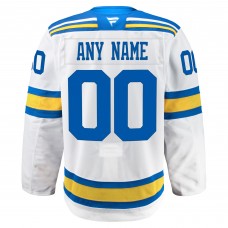St. Louis Blues Fanatics White Away Authentic Pro Custom Jersey