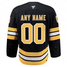 Boston Bruins Fanatics Black Home Authentic Pro Custom Jersey
