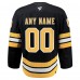 Boston Bruins Fanatics Black Home Authentic Pro Custom Jersey