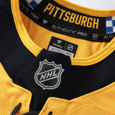 Именная джерси Pittsburgh Penguins Fanatics Gold Alternate Authentic Pro