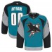 San Jose Sharks Fanatics Teal Alternate Authentic Pro Custom Jersey