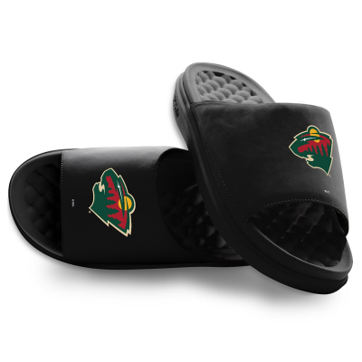 Подростковая Minnesota Wild ISlide Black Primary Motive Slide Sandals
