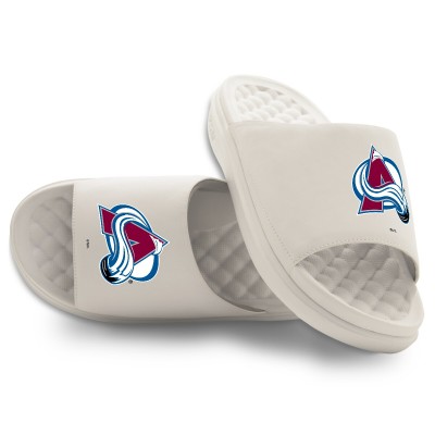 Подростковая Colorado Avalanche ISlide Cream Primary Motive Slide Sandals