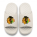 Подростковая Chicago Blackhawks ISlide Cream Primary Motive Slide Sandals