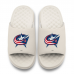 Подростковая Columbus Blue Jackets ISlide Cream Primary Motive Slide Sandals