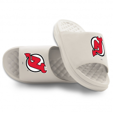 Подростковая New Jersey Devils ISlide Cream Primary Motive Slide Sandals