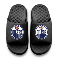 Шлепки Youth Edmonton Oilers ISlide Black Primary Motive