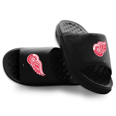 Подростковая Detroit Red Wings ISlide Black Primary Motive Slide Sandals