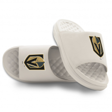 Подростковая Vegas Golden Knights ISlide Cream Primary Motive Slide Sandals