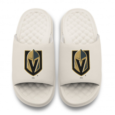Подростковая Vegas Golden Knights ISlide Cream Primary Motive Slide Sandals